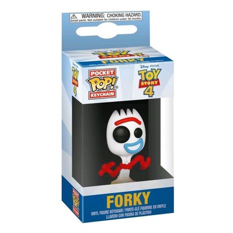 Disney Toy Story 4 Forky Pocket Pop Key Ring Extra Image 1